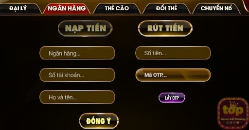 Nạp rút tiền nhanh chóng, chính xác