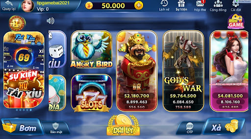 Giao diện dành cho game bài MeLy club  
