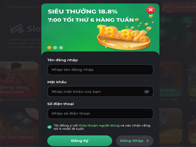 UK88 - Trang cá cược bóng đá đẳng cấp, uy tín hàng đầu thị trường